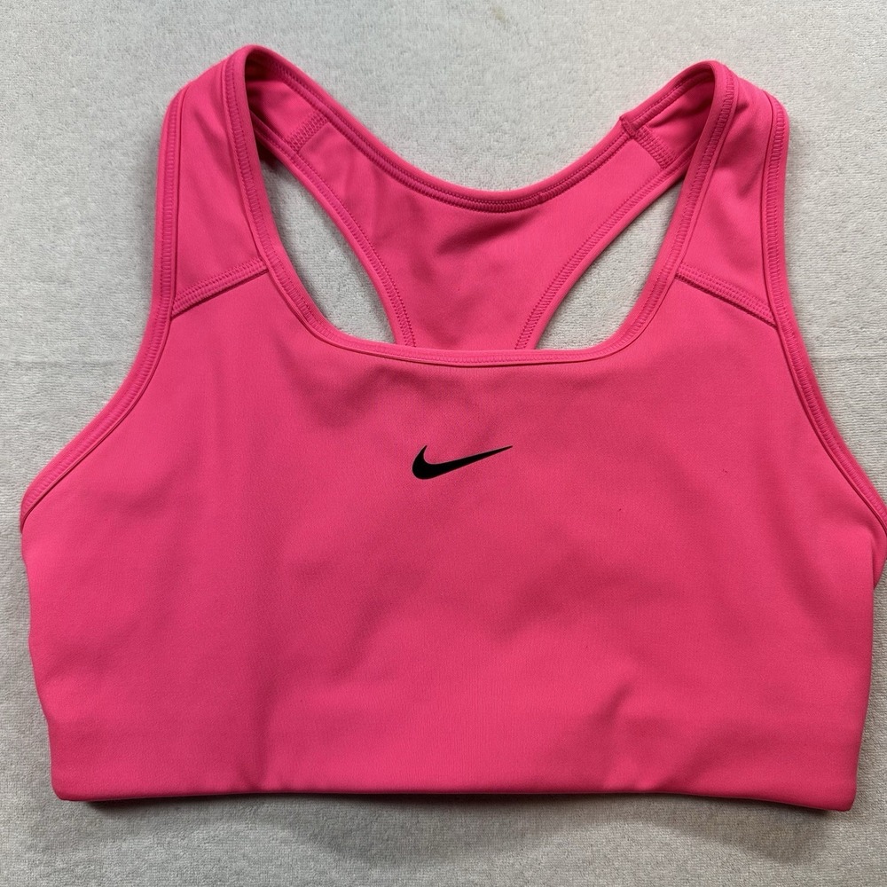 Nike Dri-FIT Women Sports Bra Pink Size S Yoga Gym